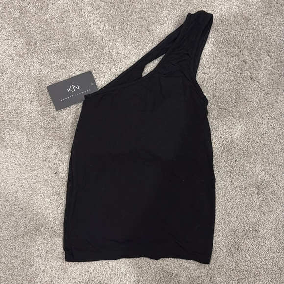 Klassy Network One Shoulder Cut-Out Brami (NWT) - Picture 5 of 7